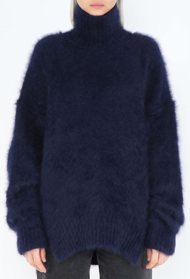Céline Oversized Angora Sweater - 1