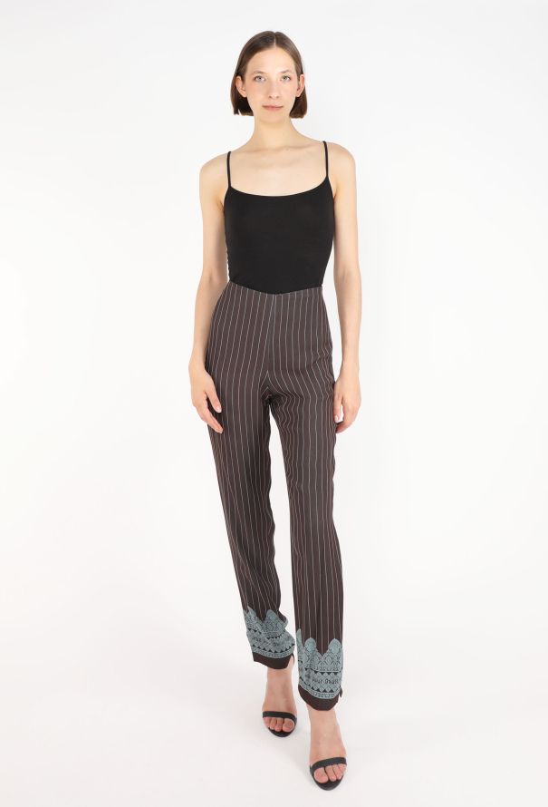 Jean Paul Gaultier Pinstripe Lace Suit, S/S 1997 - 7