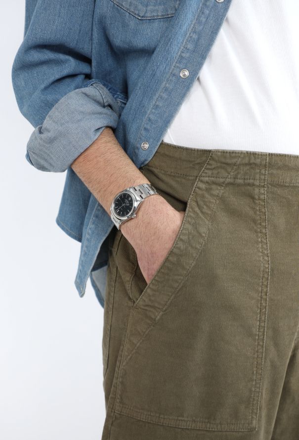 Rolex Air-King Black Dial & Stainless Steel Watch - 4