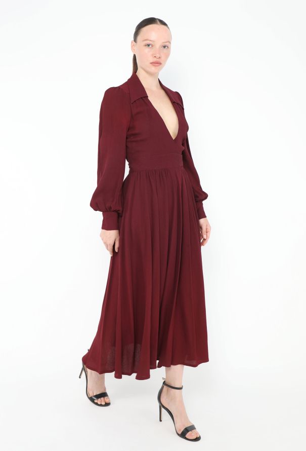 Ossie Clark Early '70s Crêpe Wrap Dress - 3