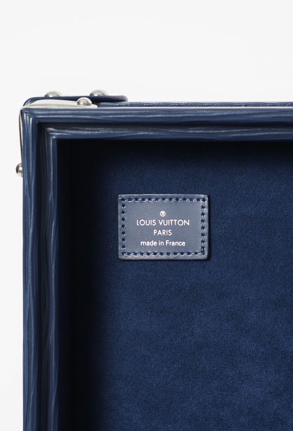 Louis Vuitton Blue Epi Watch & Jewelry Box - 9