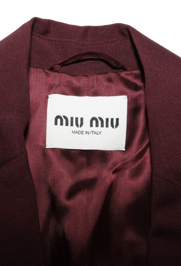 Miu Miu S/S 2025 Mohair Blazer - 9 Miu Miu S/S 2025 Mohair Blazer - 9