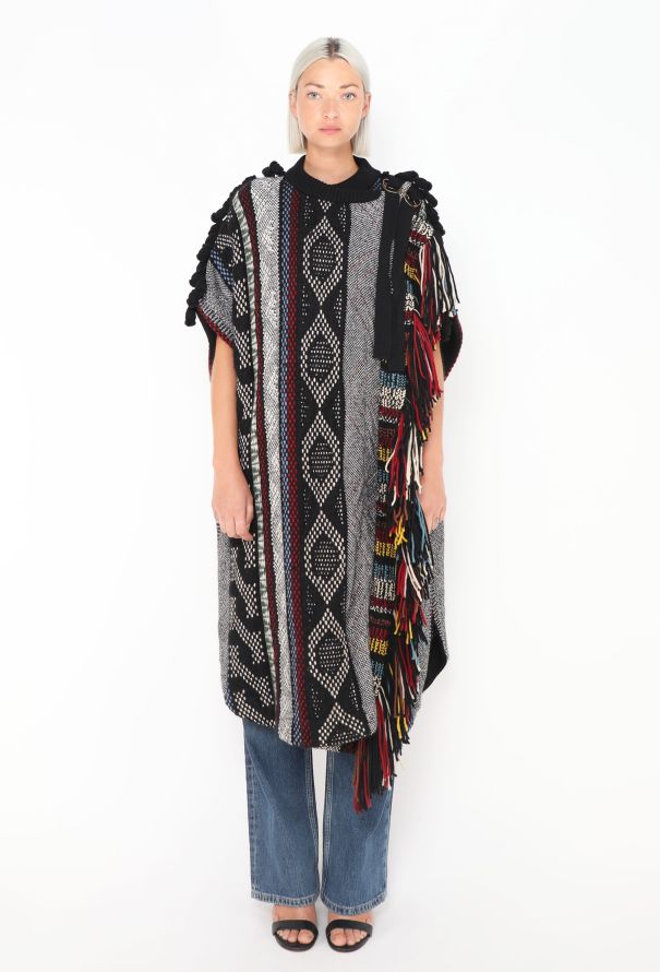 Chloé F/W 2016 Patchwork Djelleba Poncho - 1