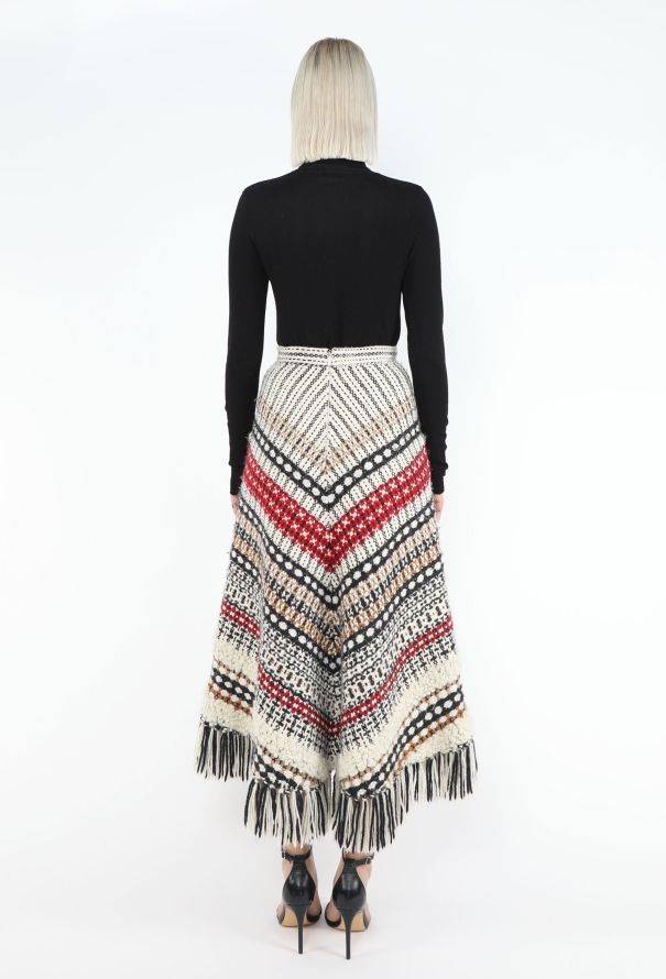 Chanel Pre-Fall 2014 Paris-Dallas Fringe Skirt - 6