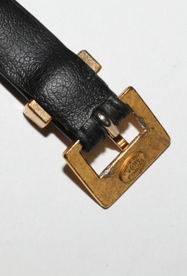 Chanel COLLECTOR F/W 1993 Clover Chainlink Belt - 5