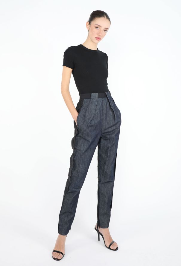 Balenciaga S/S 2012 Colorblock Denim Pants - 1