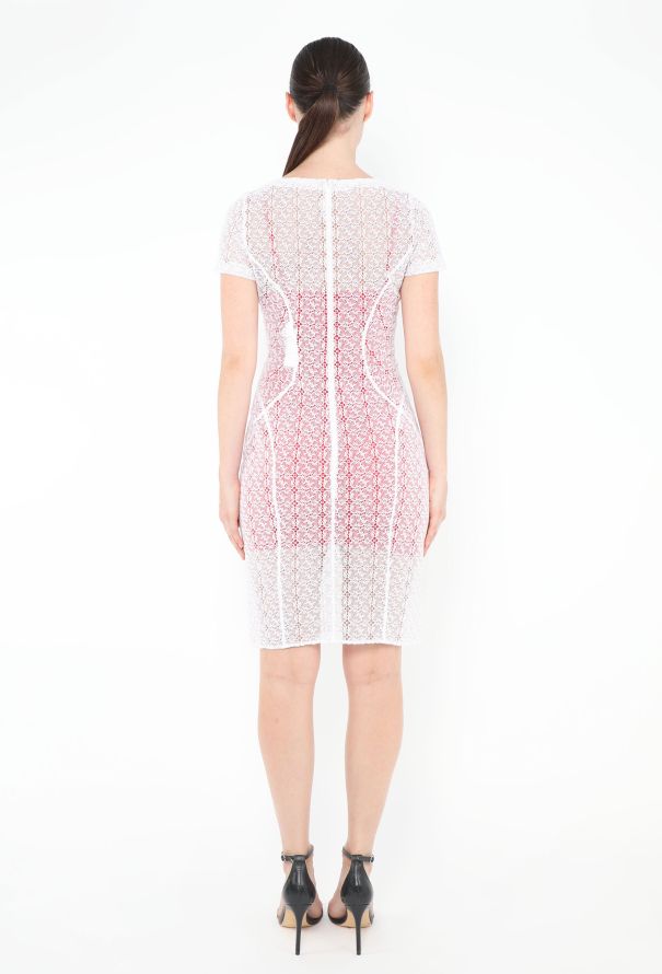 Alaïa S/S 2011 Geometric Lace Dress - 6