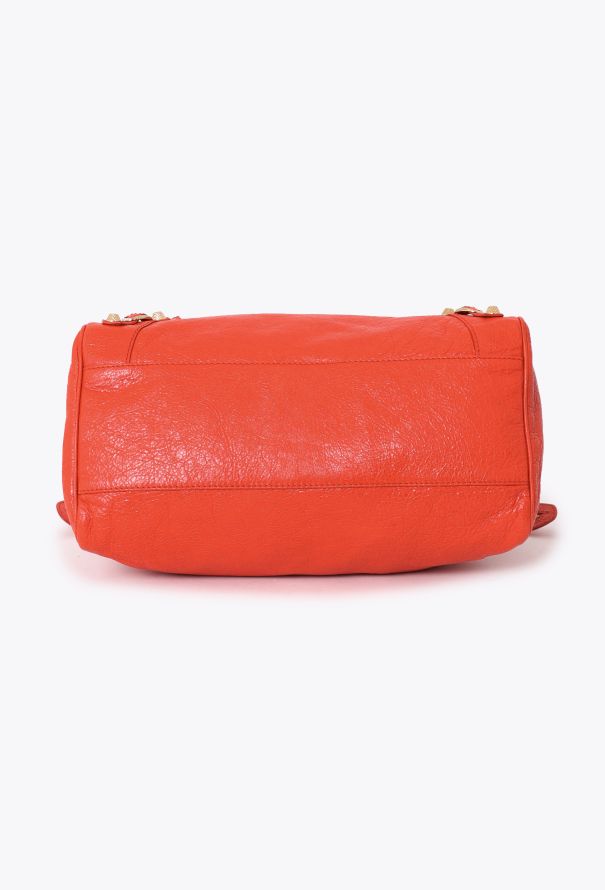Balenciaga Orange Lambskin Velo Bag - 7 Balenciaga Orange Lambskin Velo Bag - 7