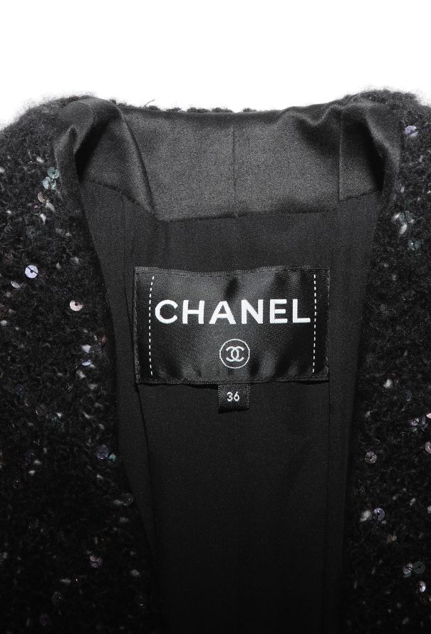 Chanel F/W 2022 Iridescent Tweed Cashmere Coat - 6