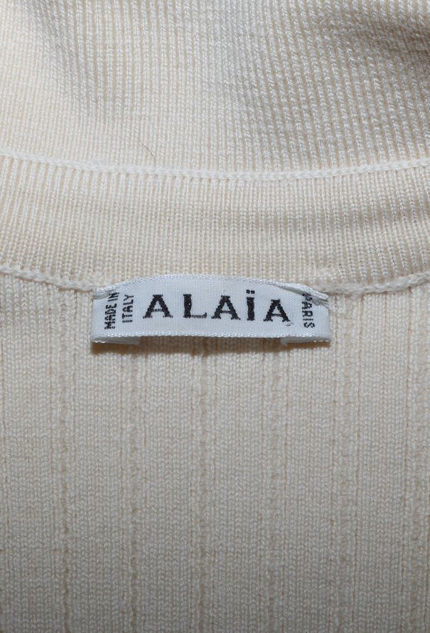 Alaïa Vintage Ribbed Zip Bodysuit - 5 Alaïa Vintage Ribbed Zip Bodysuit - 5