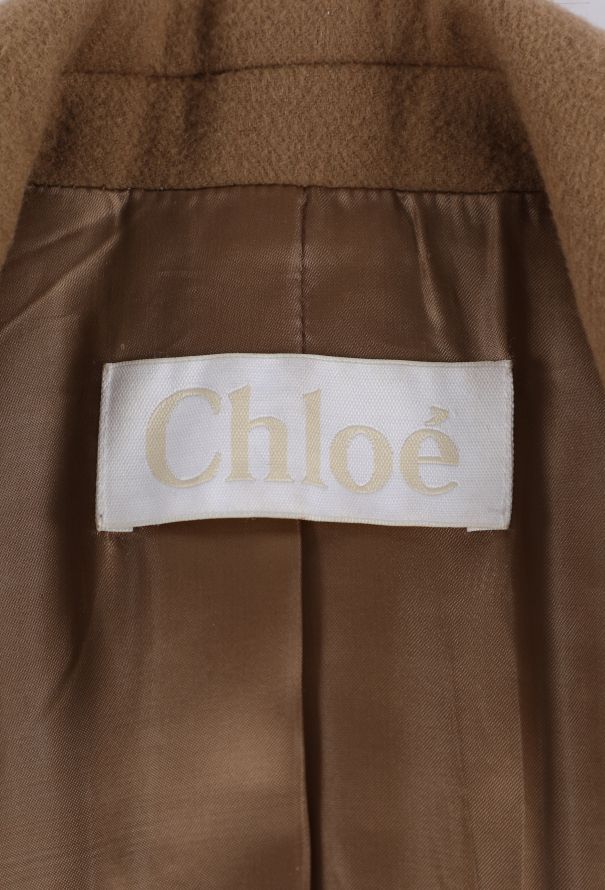 Chloé Classic Camel Peacoat - 6