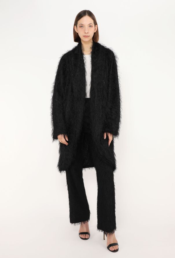 Fendi 1999 Iridescent Mohair Shawl Ensemble - 1