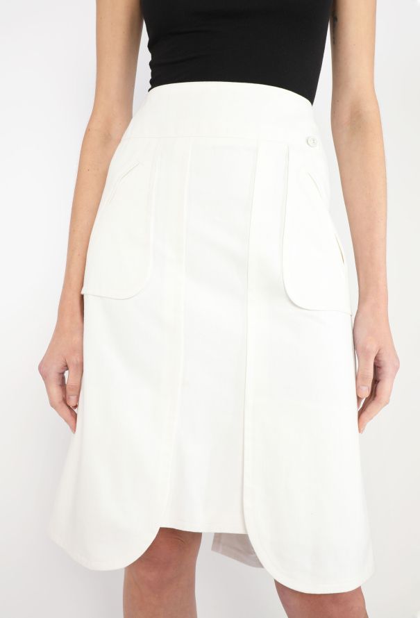 Chanel Resort 2014 Denim 'CC' Skirt - 3 Chanel Resort 2014 Denim 'CC' Skirt - 3