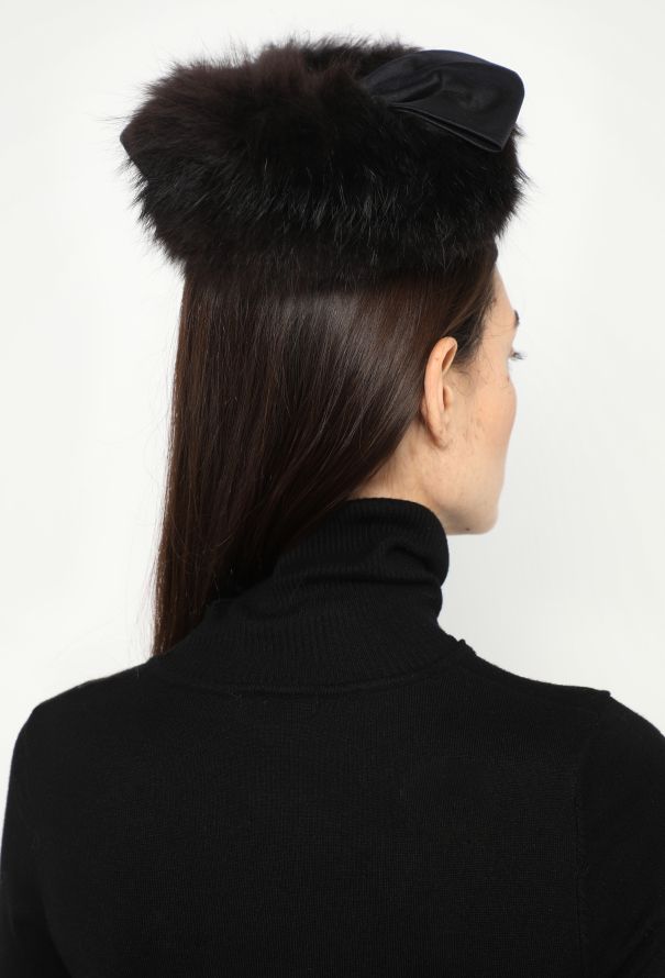 Givenchy Vintage Haute Couture Rabbit Fur Hat - 5
