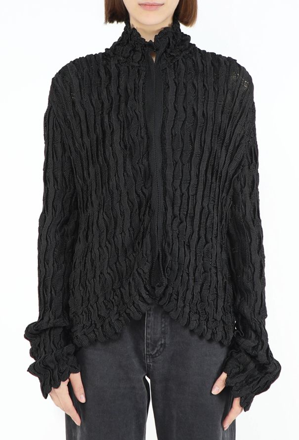 Saint Laurent Tom Ford Fall 2001 Ruched Cardigan - 2