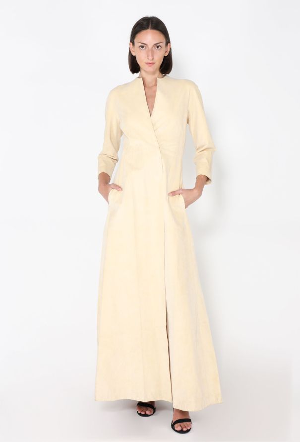Halston Ultrasuede Wrap Dress, 1970s - 1