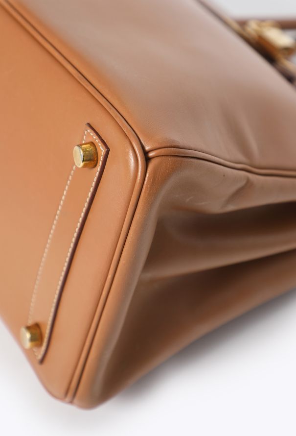 Hermès Vintage Vache Naturelle Haut à Courroies 32 - 8