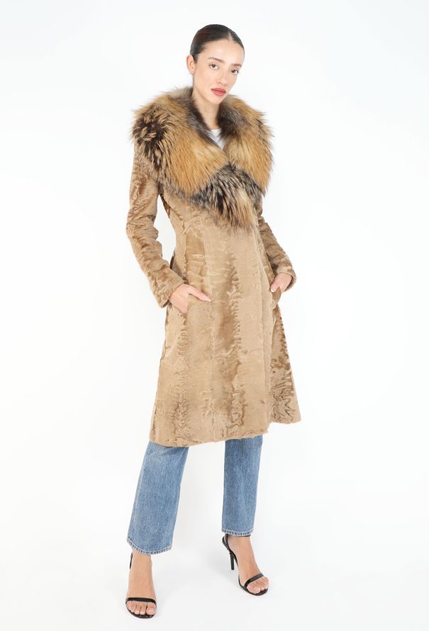 Dior STUNNING F/W 2007 Fox Fur Astrakhan Coat - 5