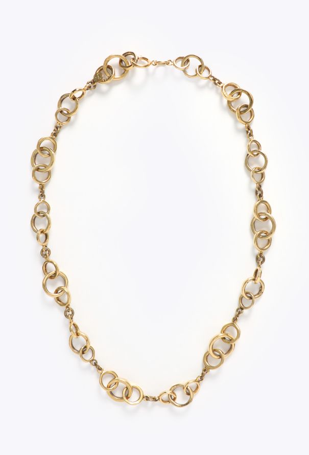 Chanel Vintage Hammered Chain Sautoir - 1