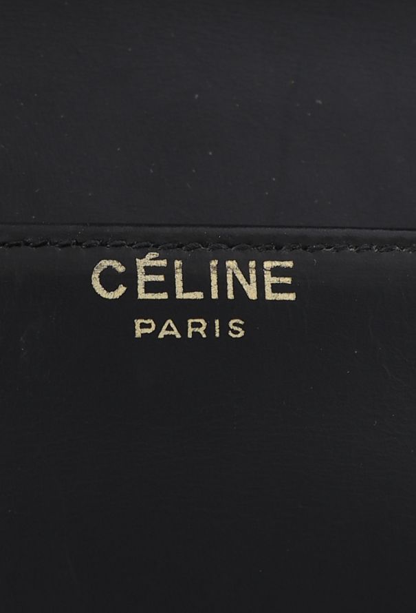 Céline '70s Black Box Shoulder Bag - 12 Céline '70s Black Box Shoulder Bag - 12