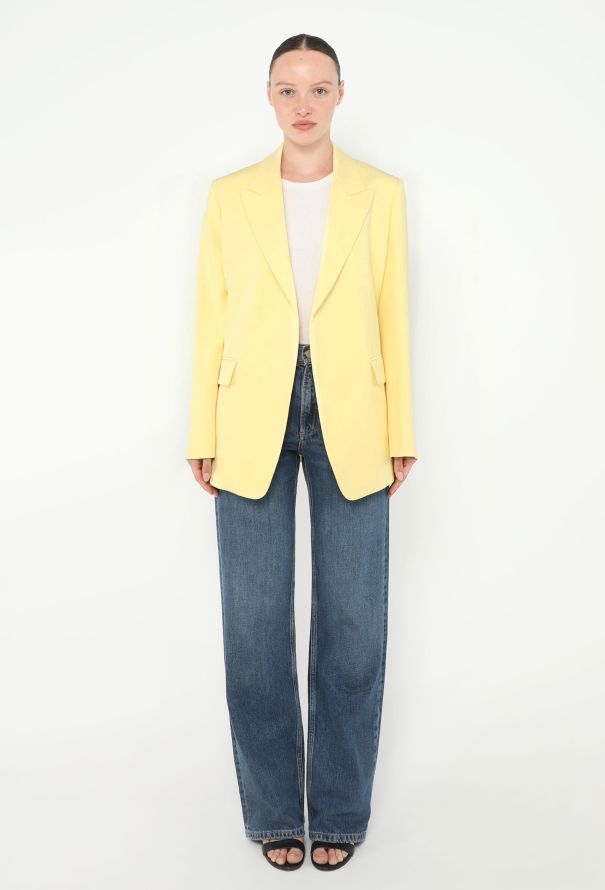Chloé S/S 2022 Oversized Silk Blazer - 3