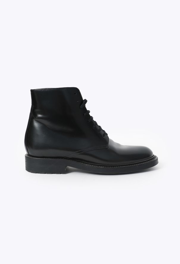 Saint Laurent Classic Brushed Calfskin Boots - 1