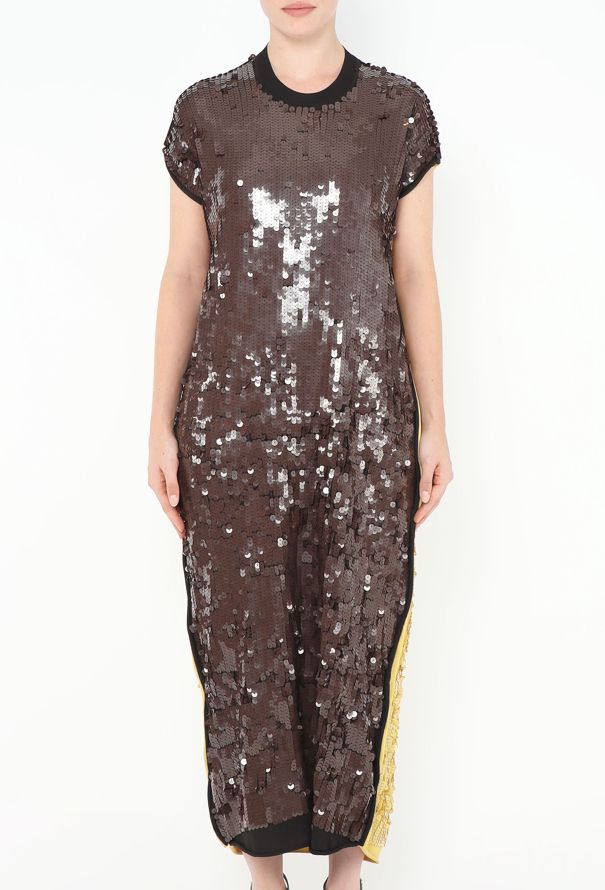 Bottega Veneta Pre-Fall 2020 Bicolor Sequin Dress - 4