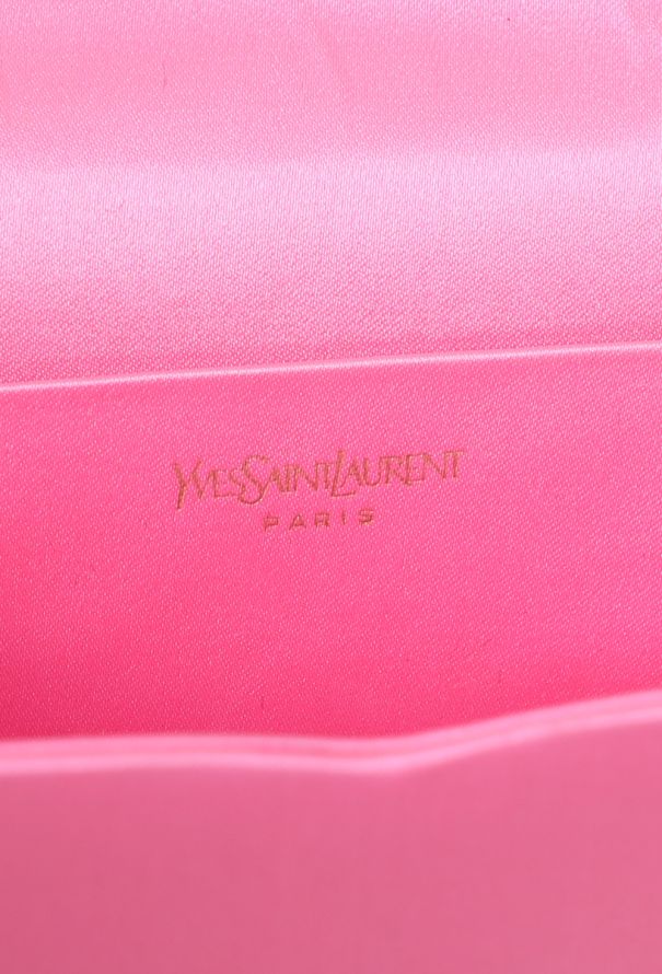 Saint Laurent '90s Satin Envelope Clutch - 12