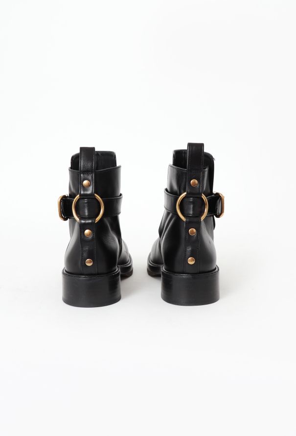 Chloé 2020 Leather Diane Combat Boots - 4 Chloé 2020 Leather Diane Combat Boots - 4