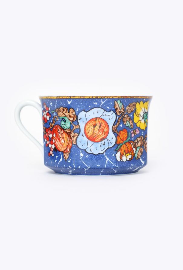 Hermès Vintage 'Pierres d'Orient et d'Occident' Limoges Mug - 1