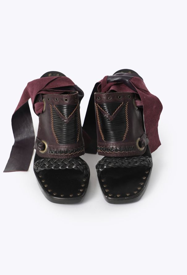 Saint Laurent Tom Ford F/W 2001 Bondage Heels - 3