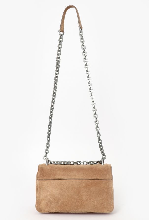 Brown Suede Shoulder Bag - Prada | Authentic & Vintage | ReSee