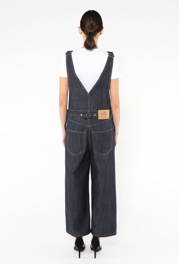Prada 2024 Denim Emblem Overalls - 2