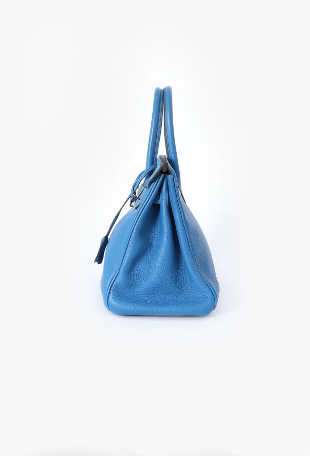 Hermès Bleu Mykonos Togo Birkin 30 - 5