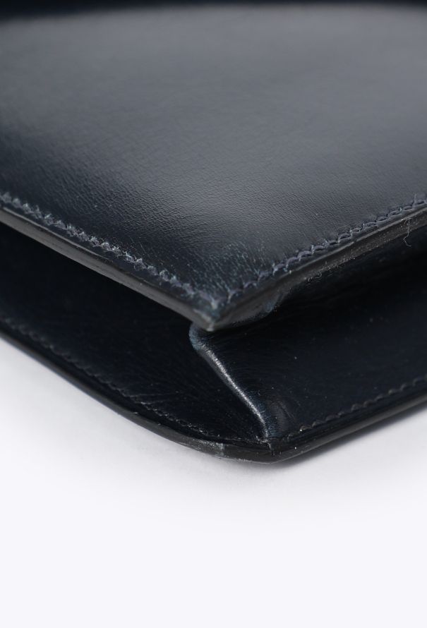 Hermès '70s Navy Box Lydie Bag - 8