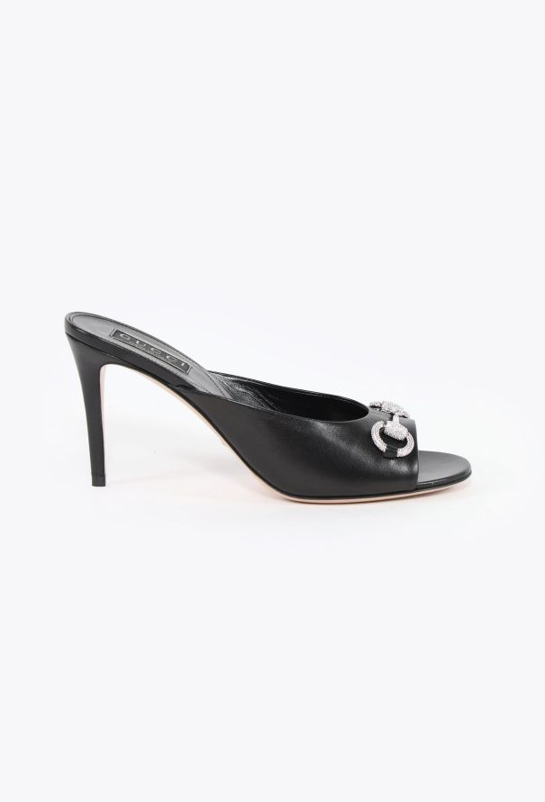 Gucci 2024 Embellished Horsebit 85 Heels - 1