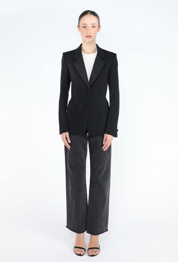 Saint Laurent S/S 2005 Classic Smoking Blazer - 3