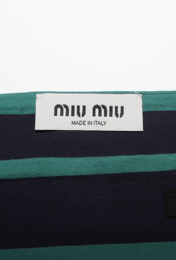 Miu Miu Fall 2025 Striped Tube Top - 5