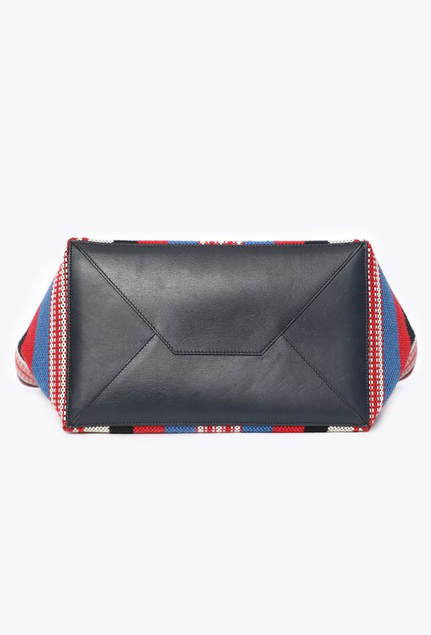 Céline Striped Canvas Phantom Cabas Tote - 6