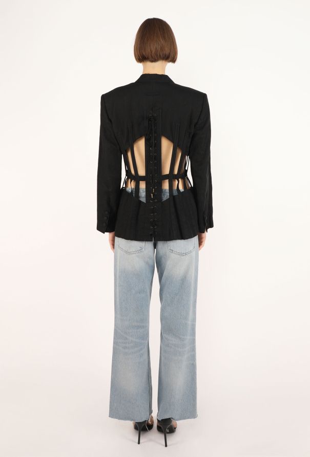 Jean Paul Gaultier Lace-Up Cage Blazer, S/S 1989 - 8