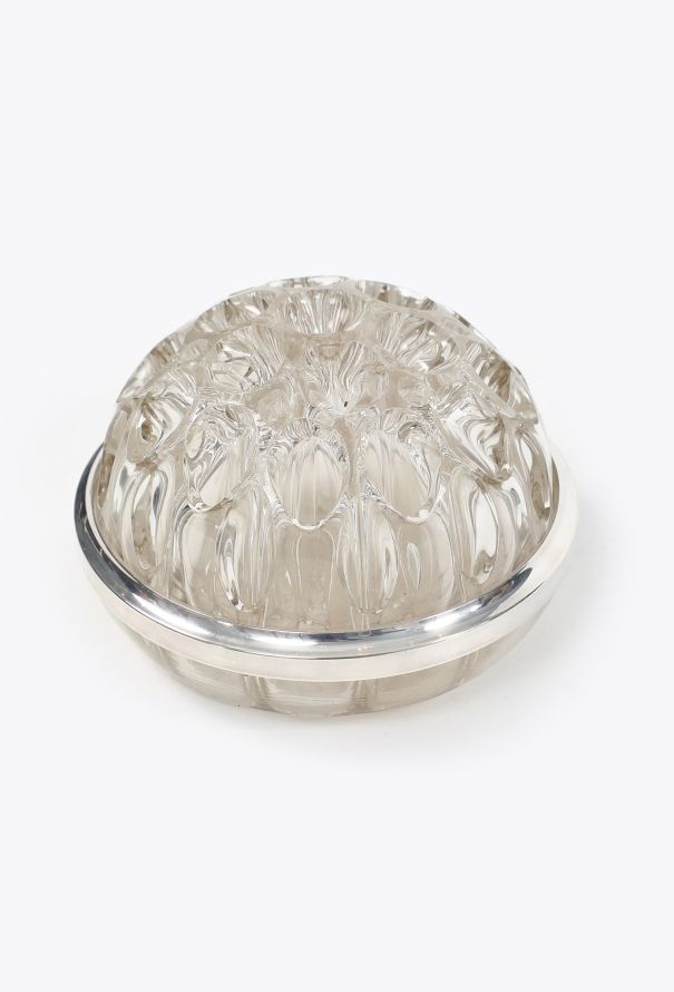 Vintage Objects & Decor 1940s Sterling & Glass Flower Pick - 2