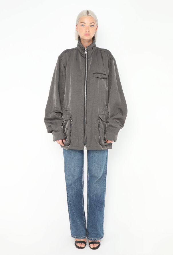 Prada Nylon Zip Parka Jacket - 3