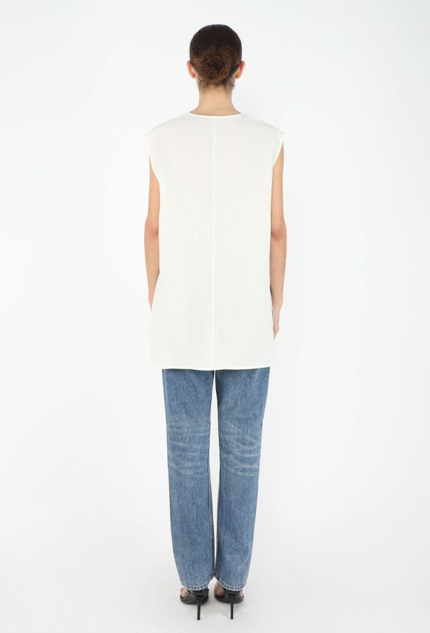 Toteme Linen V-Neck Tunic, 2024 - 4