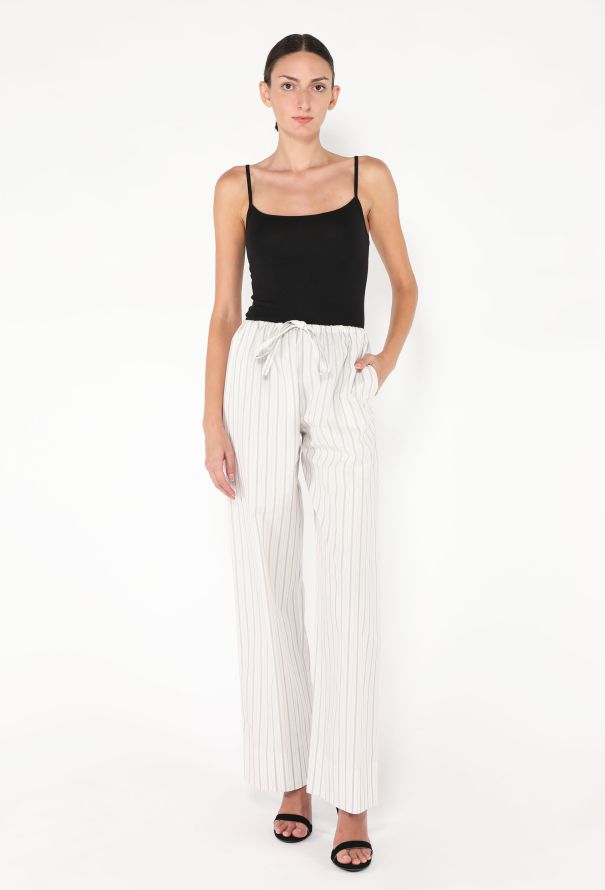 The Row 2025 Hypnosta Striped Cotton Pants - 2