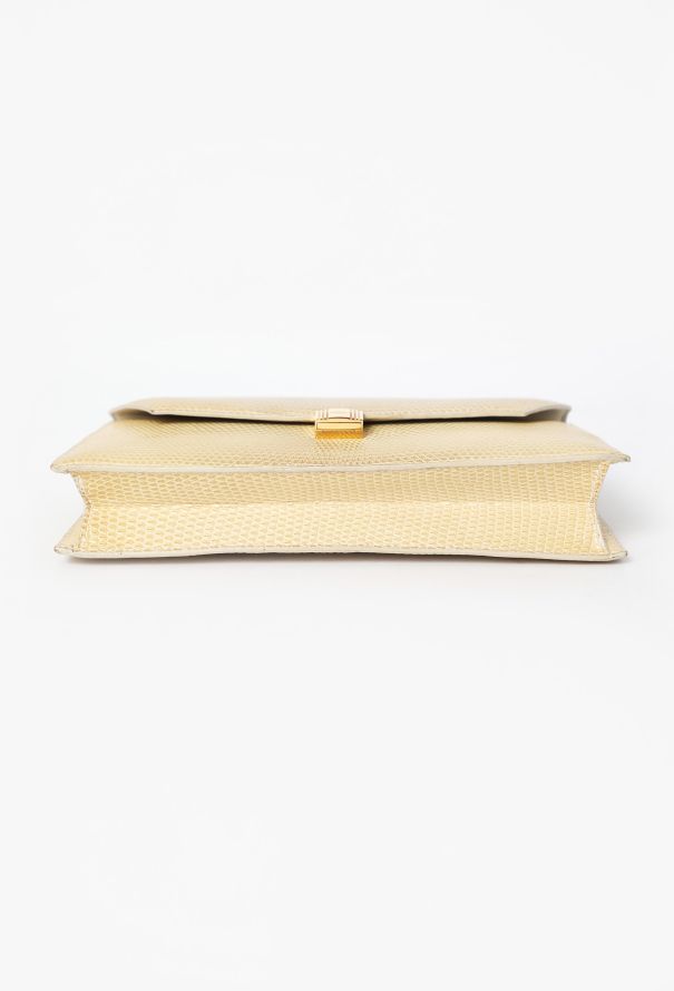 Hermès Rare 1997 Varanus Niloticus Cadenas Clutch - 6