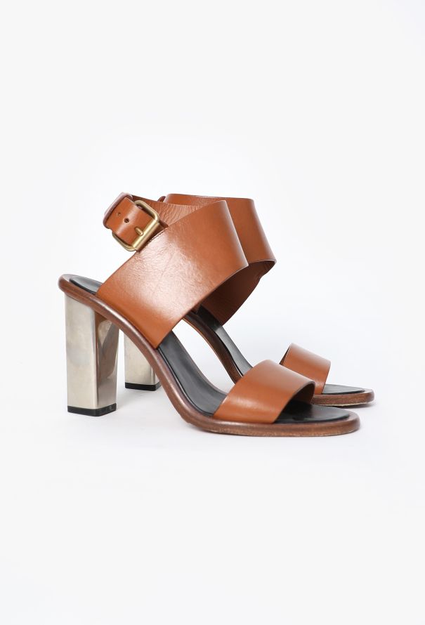 Céline Resort 2010 Bam Bam Sandals Camel Brown - 4