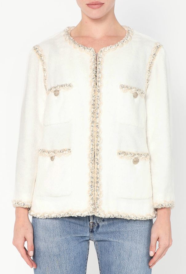 Chanel Resort 2012 Braided Terrycloth Jacket - 1