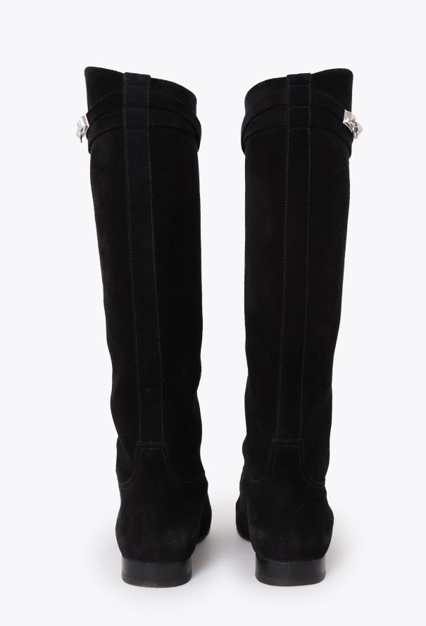 Hermès Jumping Suede Riding Boots - 4