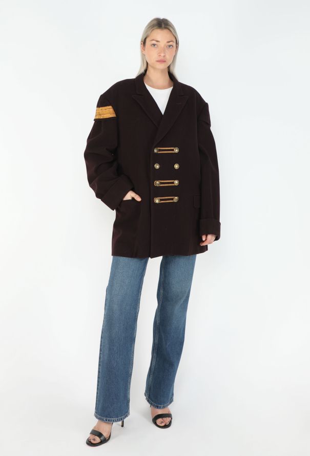 Yohji Yamamoto COLLECTOR F/W 1992 Napoleonic Peacoat - 5