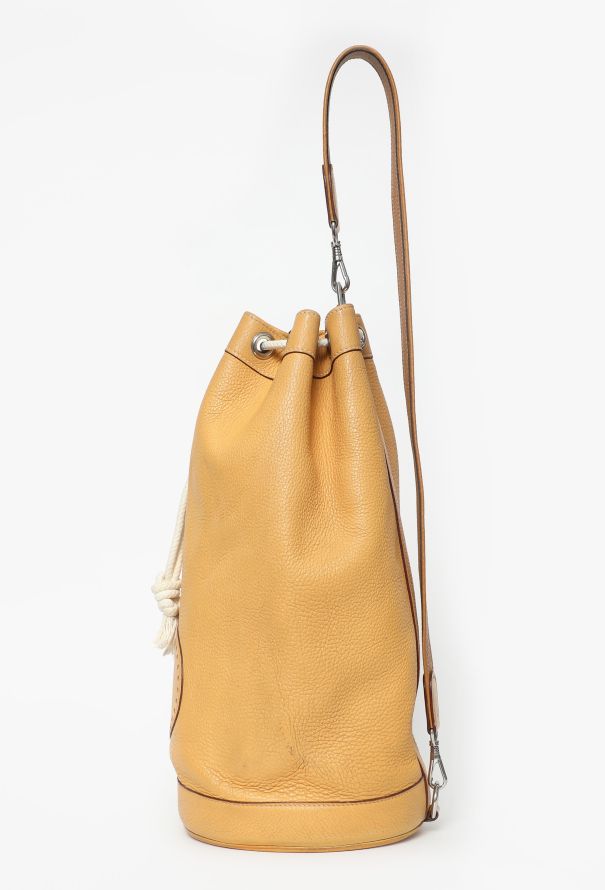 Hermès Vintage Sable Clémence Lunch Bag - 5